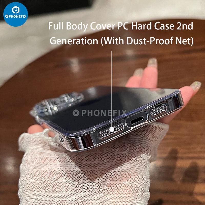 Clear ultra-thin TPU silicone phone case for iPhone 8 to 17 Pro Max, providing slim, soft protection from PHONEFIX.