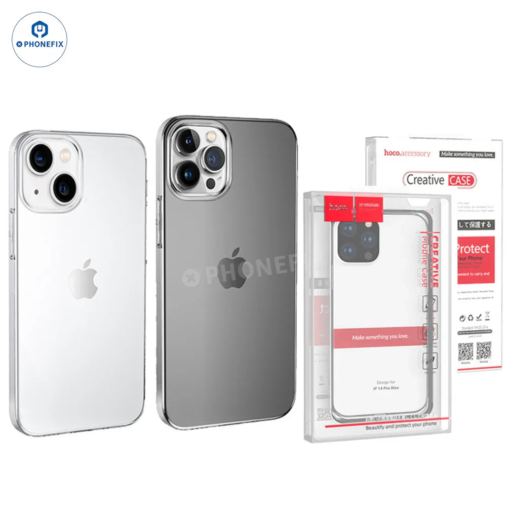 PHONEFIX silicone TPU clear case with MagSafe for iPhone 16 Pro Max, protective phone case with transparent design.