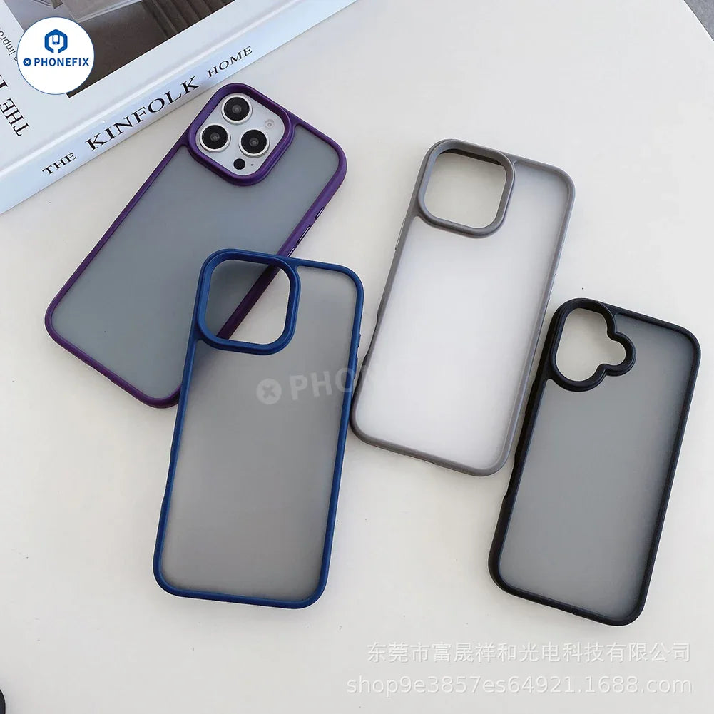 Funda protectora anticaídas PHONEFIX MagSafe para iPhone 16 Pro Max, con sistema de fijación magnética segura.