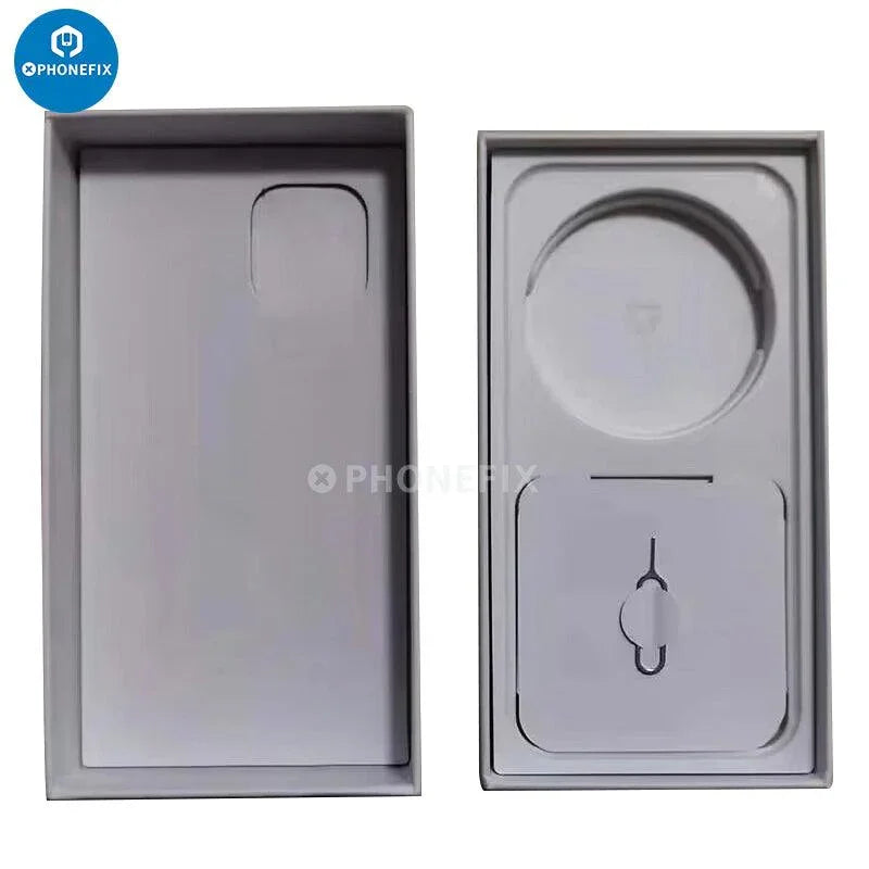 Empty retail packaging case for Apple iPhone X-16 Pro Max by PHONEFIX, designed as a phone protector case with a clear display.