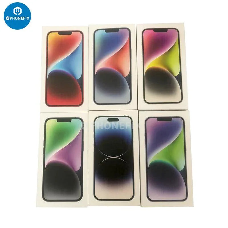 Empty retail packaging case for Apple iPhone X-16 Pro Max by PHONEFIX, showcasing the protective box design for the phone.