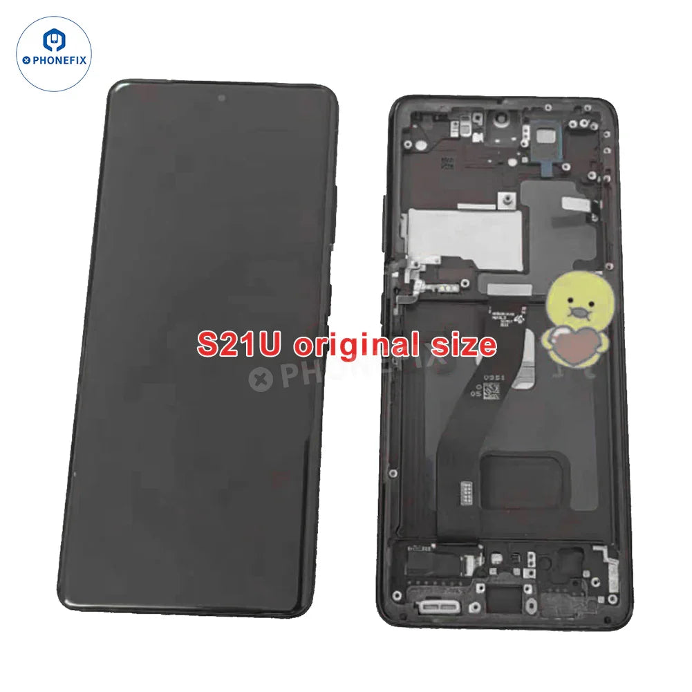 Samsung Galaxy Note/S Series Incell LCD screen with frame assembly, original replacement for phone repair by PHONEFIX.