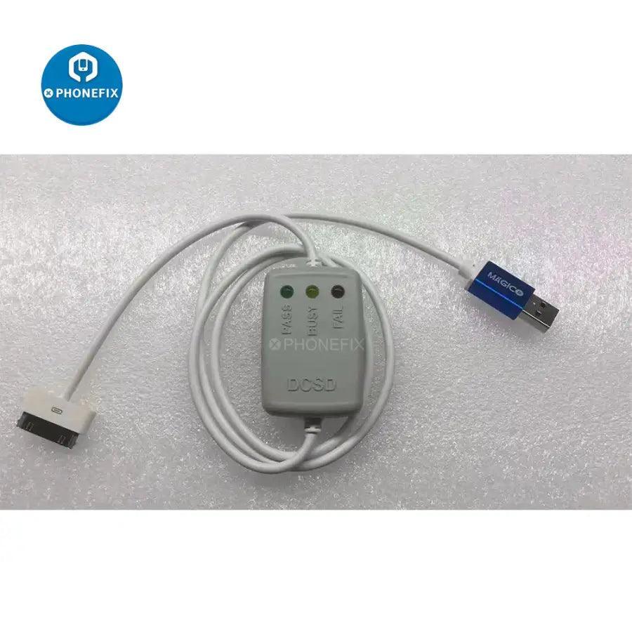 PhoneFix 30Pin serial port engineering cable for iPhone 4 and 4S debugging and unlocking tools, used for phone repair and diagnostics