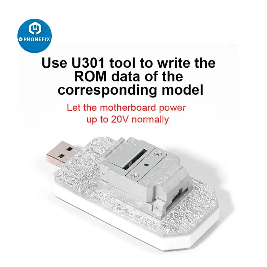 BY-U301 Data Assistant for MacBook backup and ROM data writing and reading, by PHONEFIX, for phone unlocking and data management.