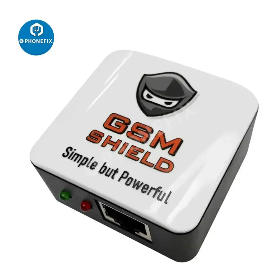 PHONEFIX GSM Shield Box for mobile phone IMEI reset and Google account repair, a phone unlocking tool for China phones.