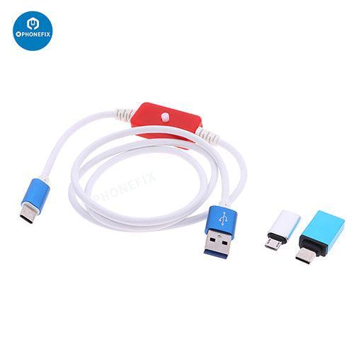 PhoneFix Harmony TP cable for Huawei HarmonyOS Chimera unlocking tool, used for phone servicing and repair.