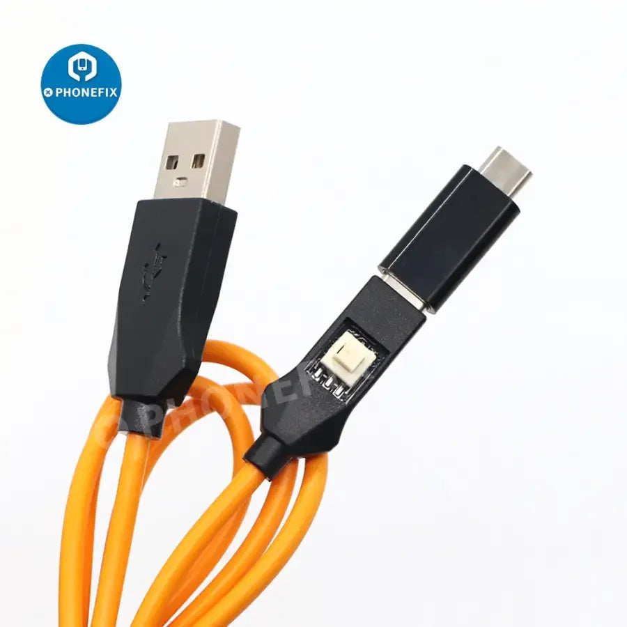 HW Chrysanthemum USB 1.0 engineering cable for Huawei phones, used as a phone unlocking tool, branded by PHONEFIX.