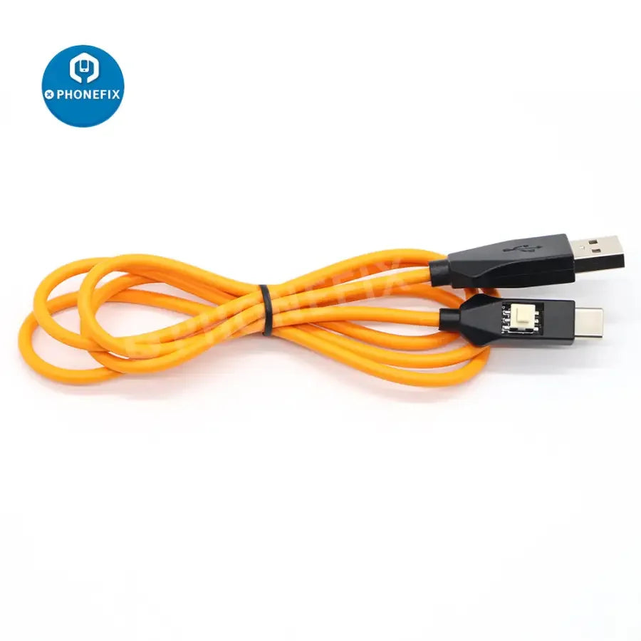 HW Chrysanthemum USB 1.0 engineering cable for Huawei phones, used for phone unlocking and repair, branded by PHONEFIX.