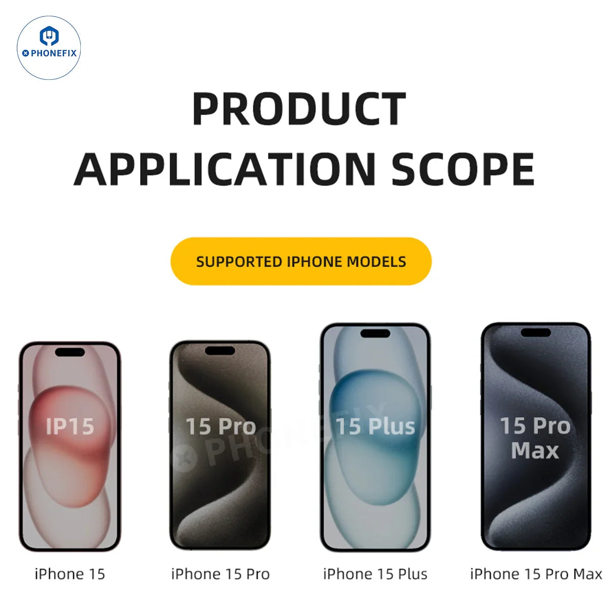 PHONEFIX P15 Magico Restore Easy Cable for iPhone and iPad, used for DFU mode and device restoration.