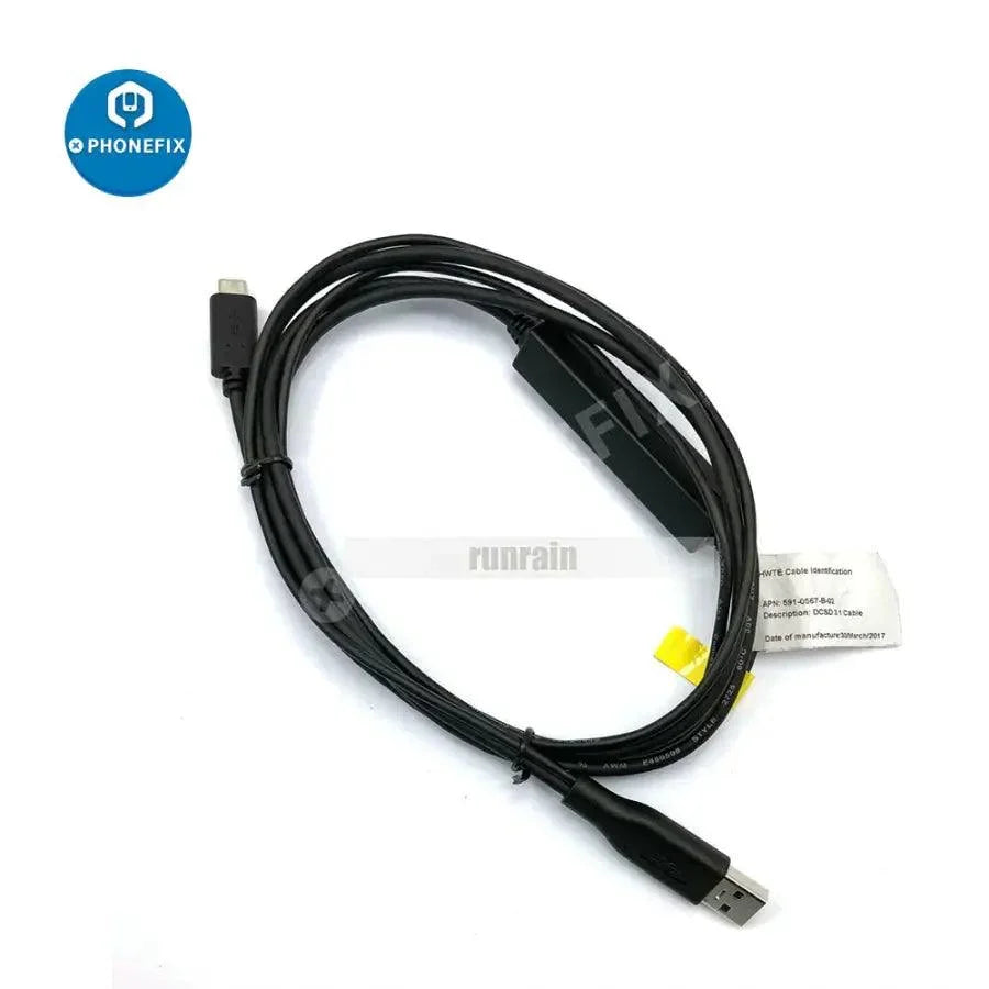 Used iDCSD UART Type-C development cable for 2nd gen iPad Pro, compatible with PhoneFix phone unlocking tools.