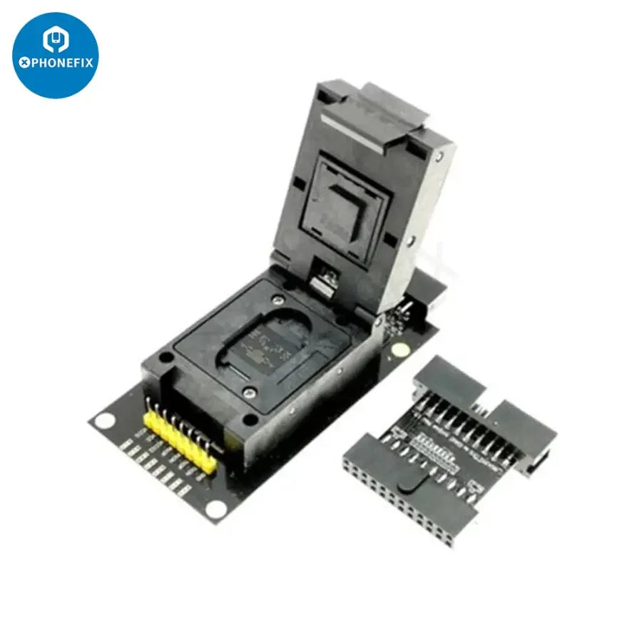 Adaptador de zócalo PHONEFIX Z3X Easy Jtag Plus Box para herramientas de prueba y desbloqueo de chips eMMC UFS BGA254/153/95.