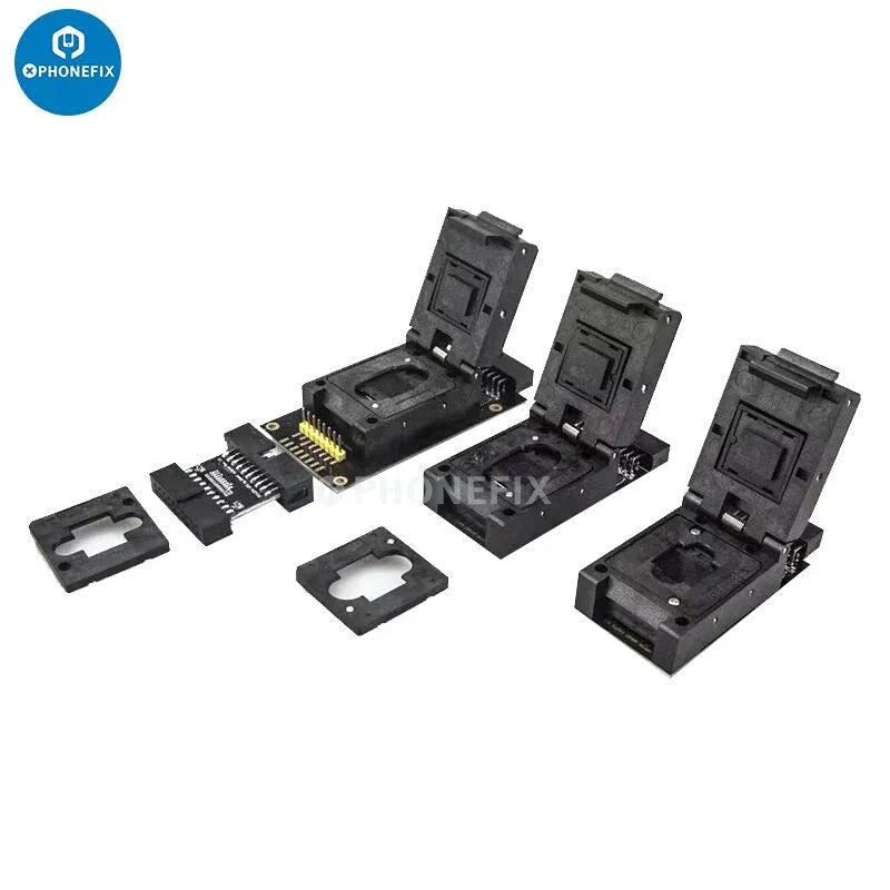 Herramienta de desbloqueo de teléfono Z3X Easy Jtag Plus Box con adaptador de zócalo BGA para chips BGA254, 153 y 95, de PHONEFIX.