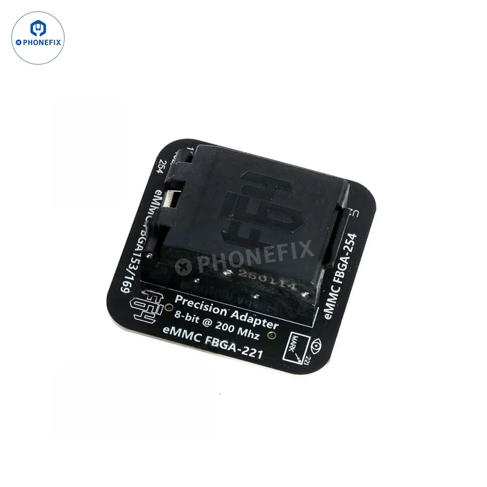 PhoneFix Flash F64 Ultra NAND programmer for UFS, eMMC, MicroSD, and Nano memory cards, used for phone unlocking tools.