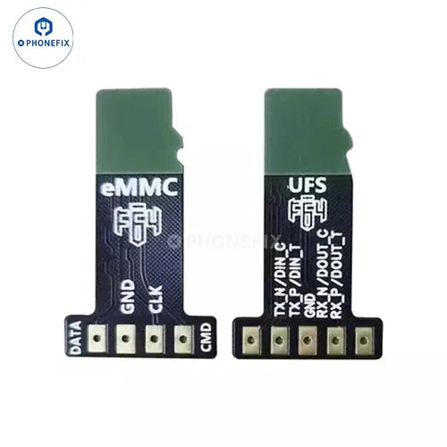 PhoneFix Flash F64 Ultra NAND Programmer for UFS, eMMC, MicroSD, and Nano Memory Cards, used for phone unlocking tools.