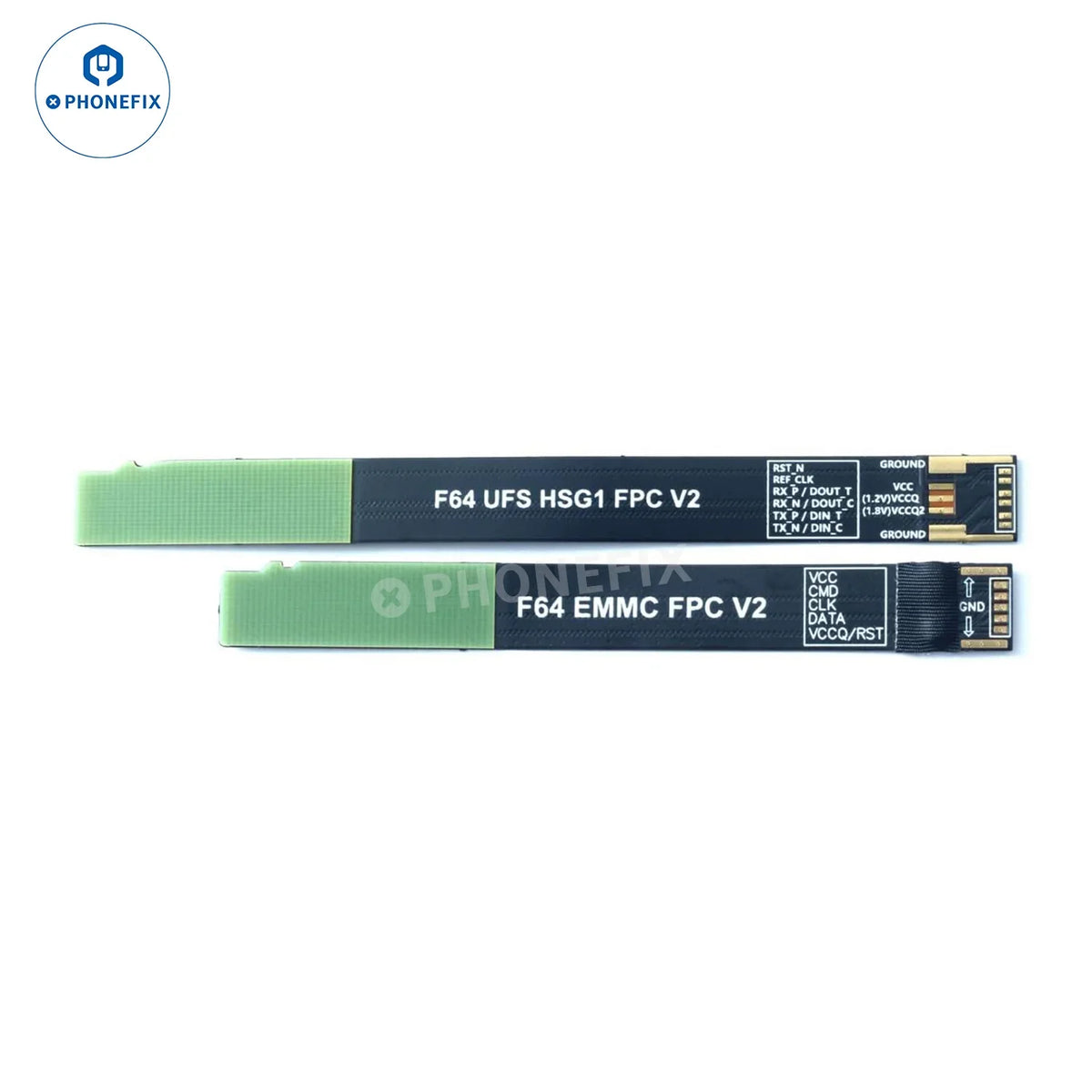 PhoneFix Flash F64 Ultra NAND programmer for UFS, eMMC, MicroSD, and Nano memory cards used in phone unlocking tools.