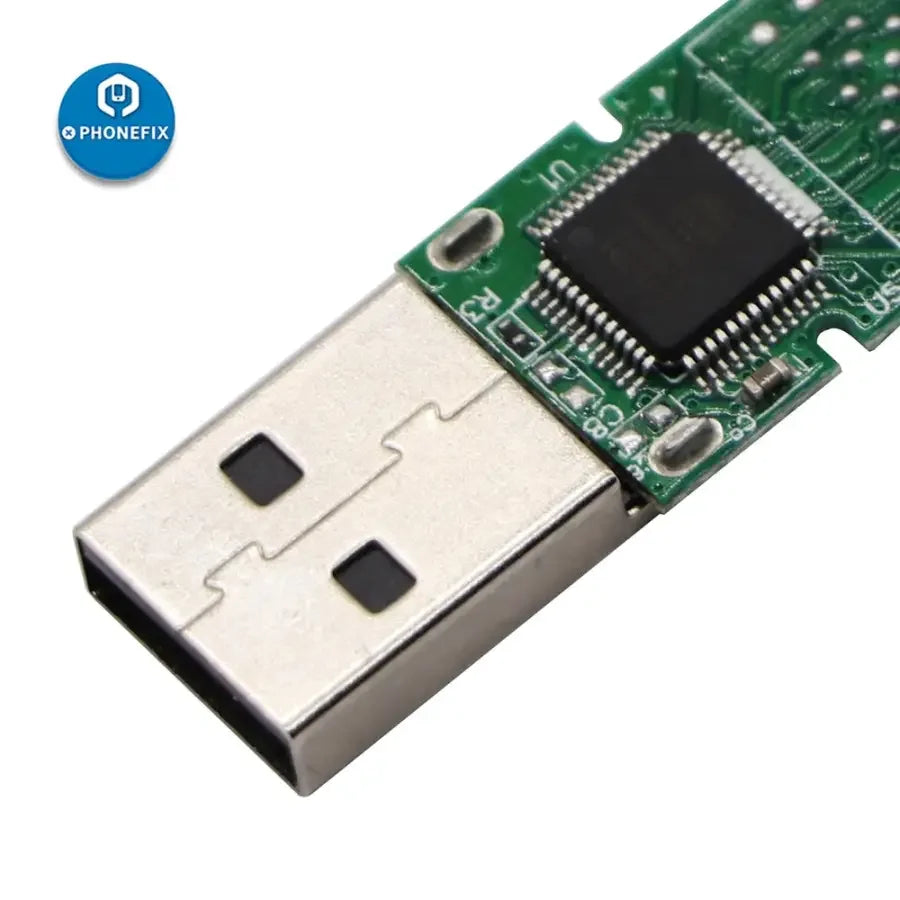 PhoneFix DIY U Disk USB with Hynix NAND Flash for iPhone 4S to 12 Pro Max, used as phone unlocking tool.