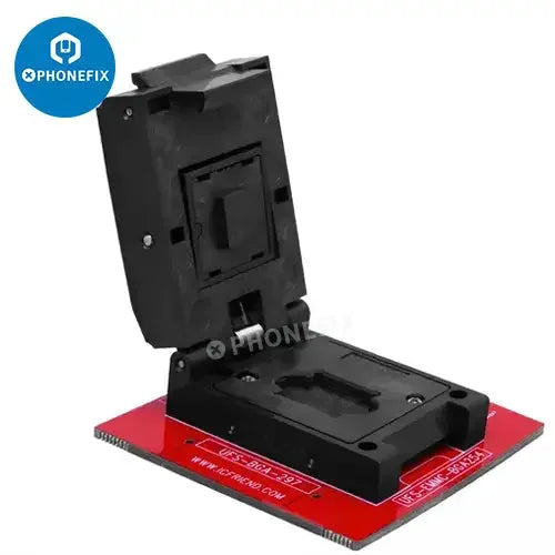PHONEFIX ICFRIEND MiPi NB Max tester box for EMMC and UFS chips, phone unlocking tools for chip programming and data testing.