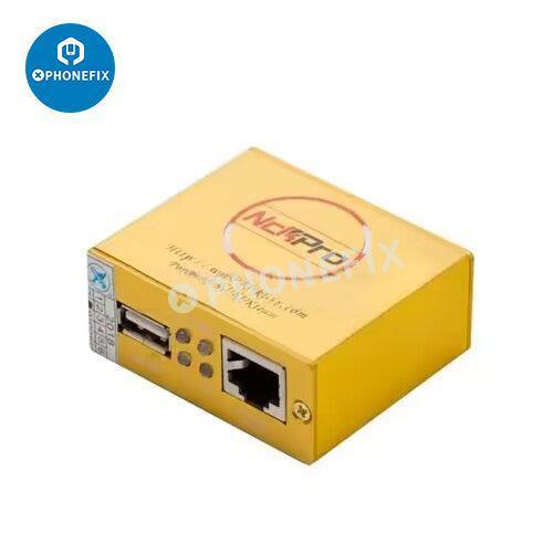 PHONEFIX NCK Pro Box phone unlocking tool with 16 cables for Samsung and Huawei flashing and unlocking repair.