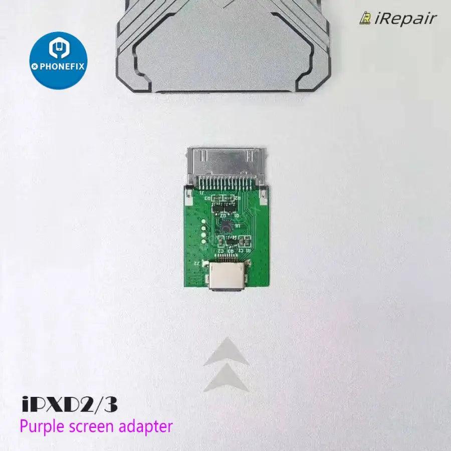 Purple Screen Adapter for iPad 2 and 3, PhoneFix unlocking tool compatible with iRepair P10 Magico Diag Tool.