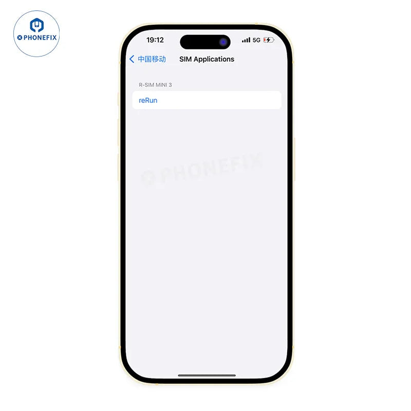 PhoneFix R-SIM Mini3 VSOP II unlock card for iPhone 13-16 Pro Max, used for phone unlocking and carrier unlocking tools.