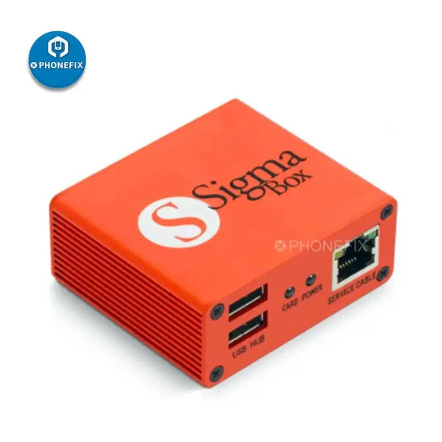 PhoneFix Activation Sigma Box for mobile phone flashing and unlocking, device tool for unlocking China phones.