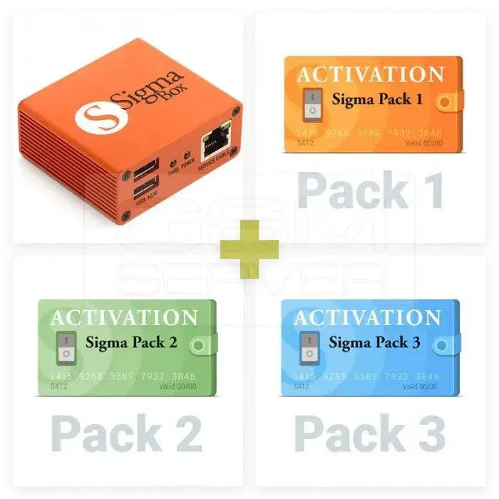 PhoneFix Activation Sigma Box for mobile phone flashing and unlocking, used for unlocking China phones with phone unlocking tools.