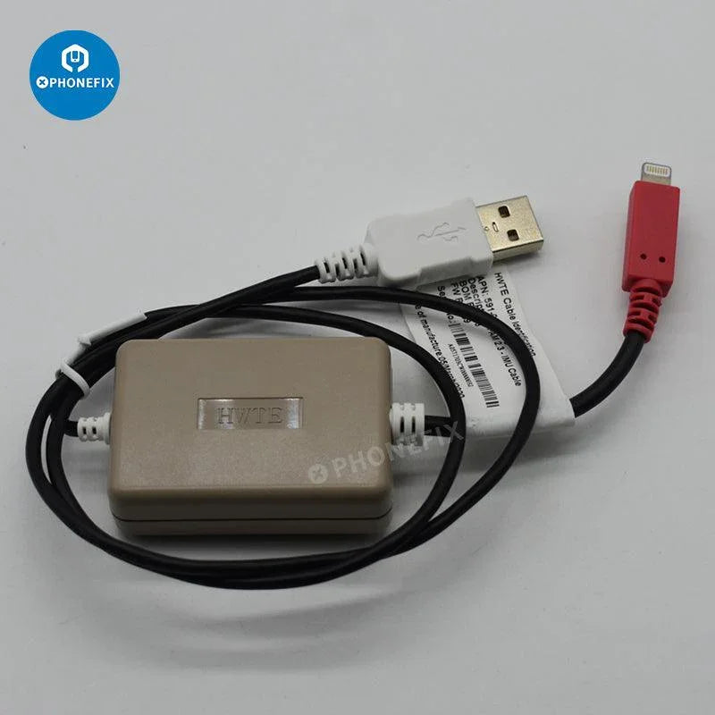 PHONEFIX SPAM2 Engineering Cable for Apple Watch repair, featuring purple screen for phone unlocking and repair tasks.