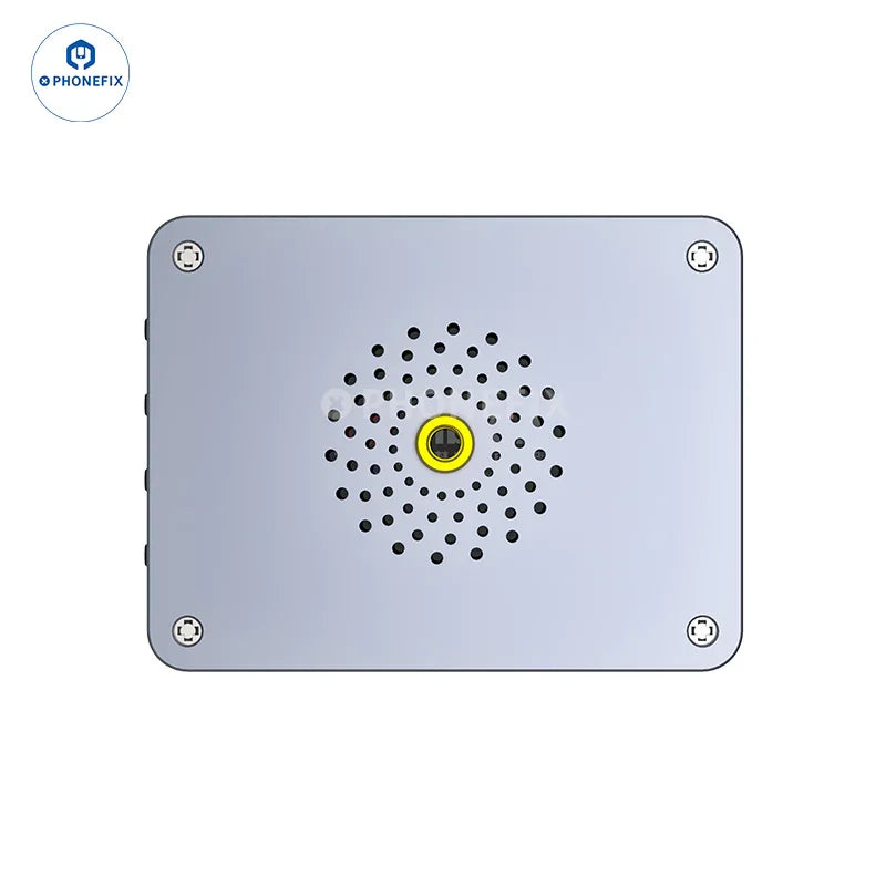 AiXun PF26 Phone USB charging station with 8 ports, multi-channel fast charger by PHONEFIX, connected devices visible in image.