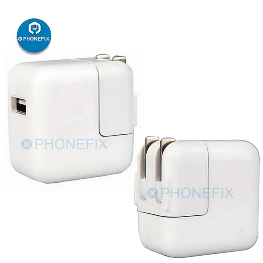 PHONEFIX 10W-20W wall fast charger USB power adapter for Apple iPad and phones, compact and reliable charging accessory.