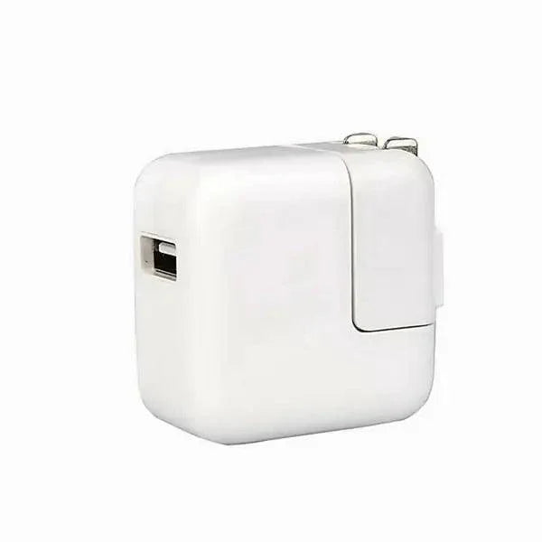 PhoneFIX 10W 20W wall USB fast charger and power adapter for Apple iPad, featuring a compact design and USB port for quick charging.