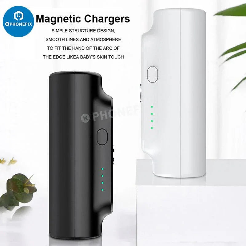PHONEFIX 3-in-1 power bank external battery charger for mobile phones, USB charging portable power device with multiple charging options.