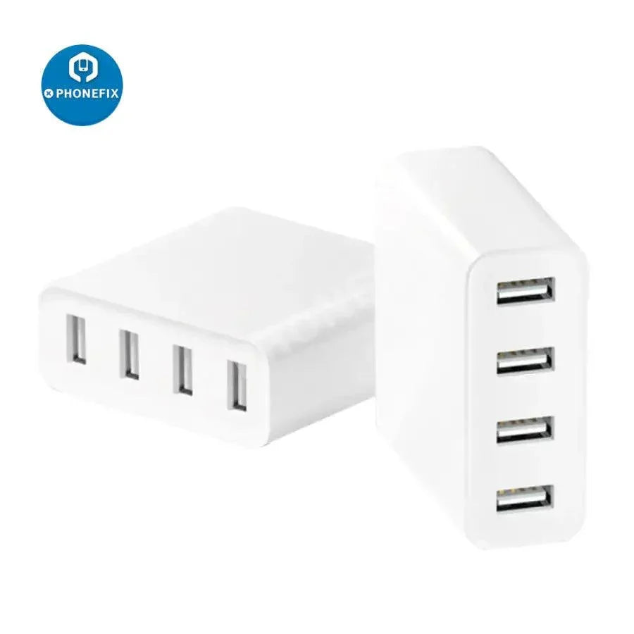PHONEFIX Mi 4 Ports USB Charging Device with 2A fast charge, 35W high power phone USB charger, compact and sleek design
