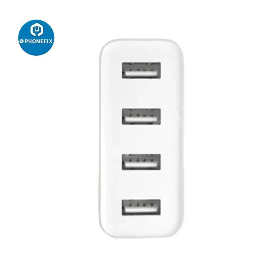 PHONEFIX Mi 4 Ports USB charging device with 2A fast charge and 35W high power for phone charging, shown in the image.
