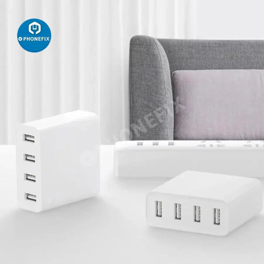 PhoneFIX Mi 4 Ports USB charging device with 35W fast charge, high power phone USB charger and multiple port options.