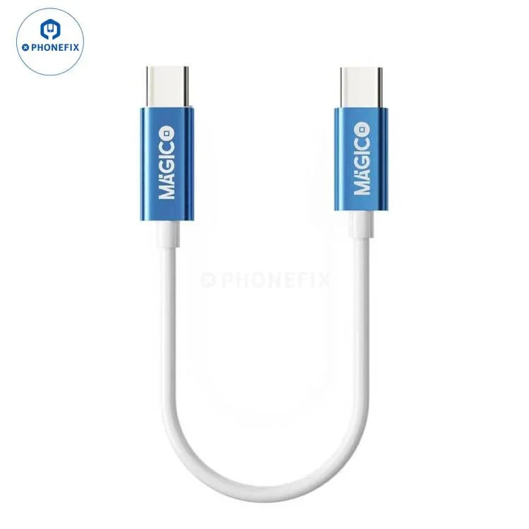 PHONEFIX Magico iTransfer Lightning Type-C data cable for iPhone and iPad, USB charging cable with sleek design.