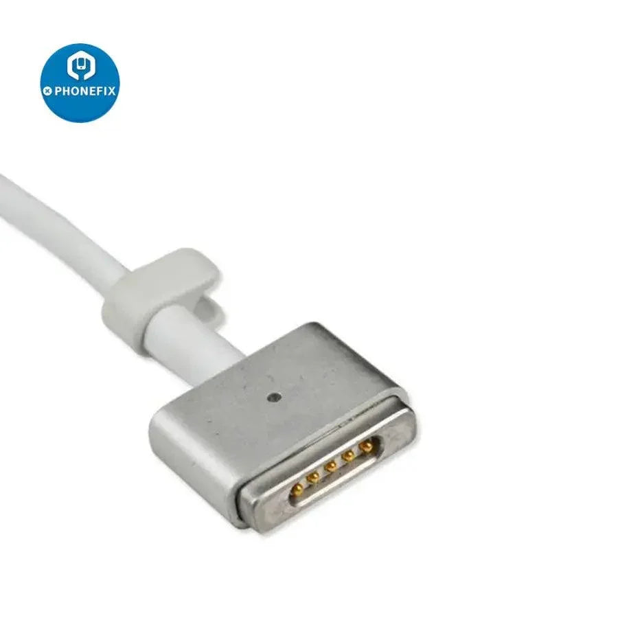 PhoneFIX 5-pin DC cord cable with T-style plug for Magsafe2 charger, compatible with AC power adapters for phone USB charging.