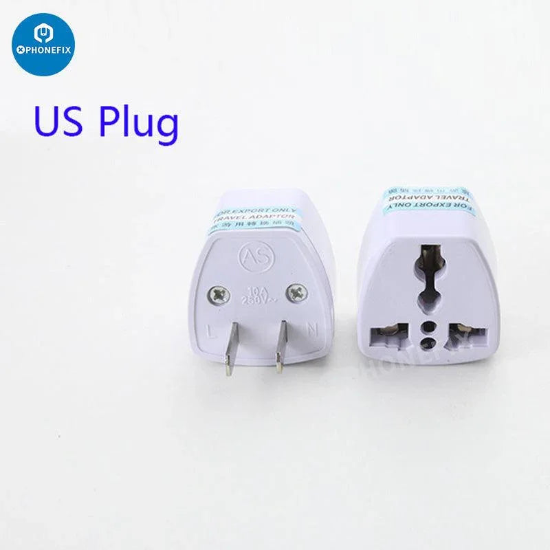 Convertisseur de chargeur universel PHONEFIX avec prises US, UK, EU et AU pour la charge USB des téléphones et la compatibilité avec les adaptateurs secteur