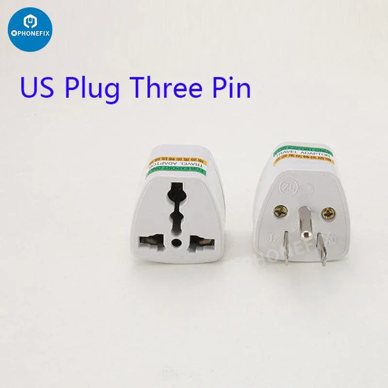 PHONEFIX, convertisseur de chargeur universel, adaptateur secteur avec prise US, UK, EU, AU pour le chargement USB des téléphones, adaptateur secteur polyvalent compatible avec les voyages.
