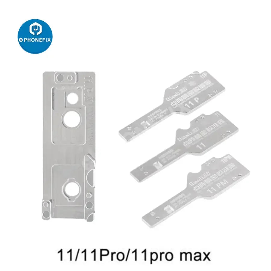 PhoneFix Dot Projector Precision Calibrator Fixture for iPhone X-12 Pro Max, position mould for Face ID repair.