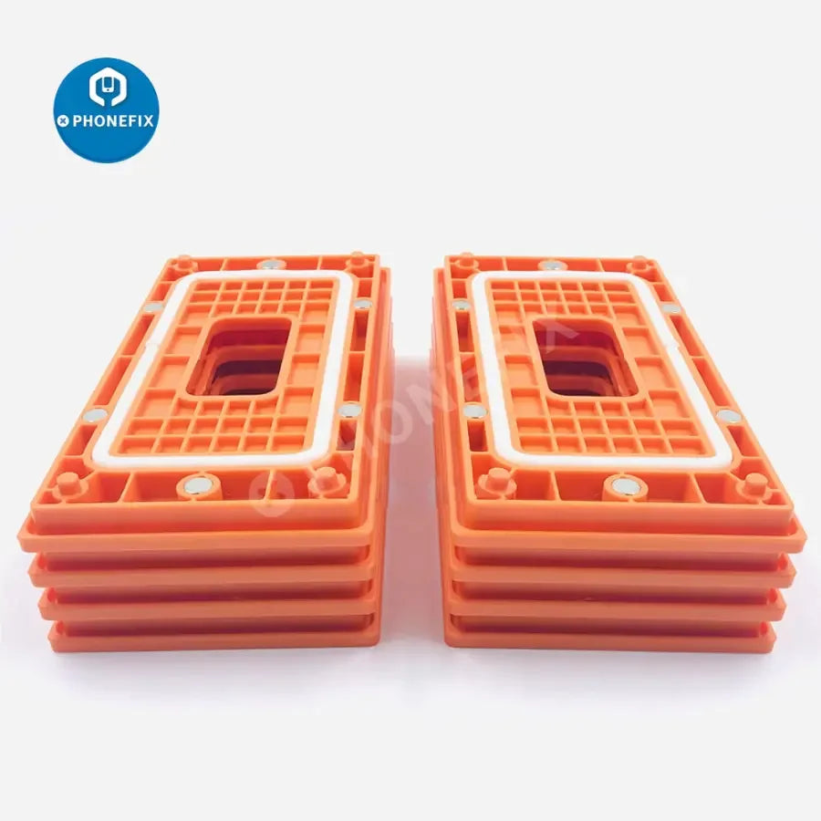 PHONEFIX magnet frame mold for iPhone X to 11 Pro Max LCD glass frame positioning fixture, tool for precise screen assembly.