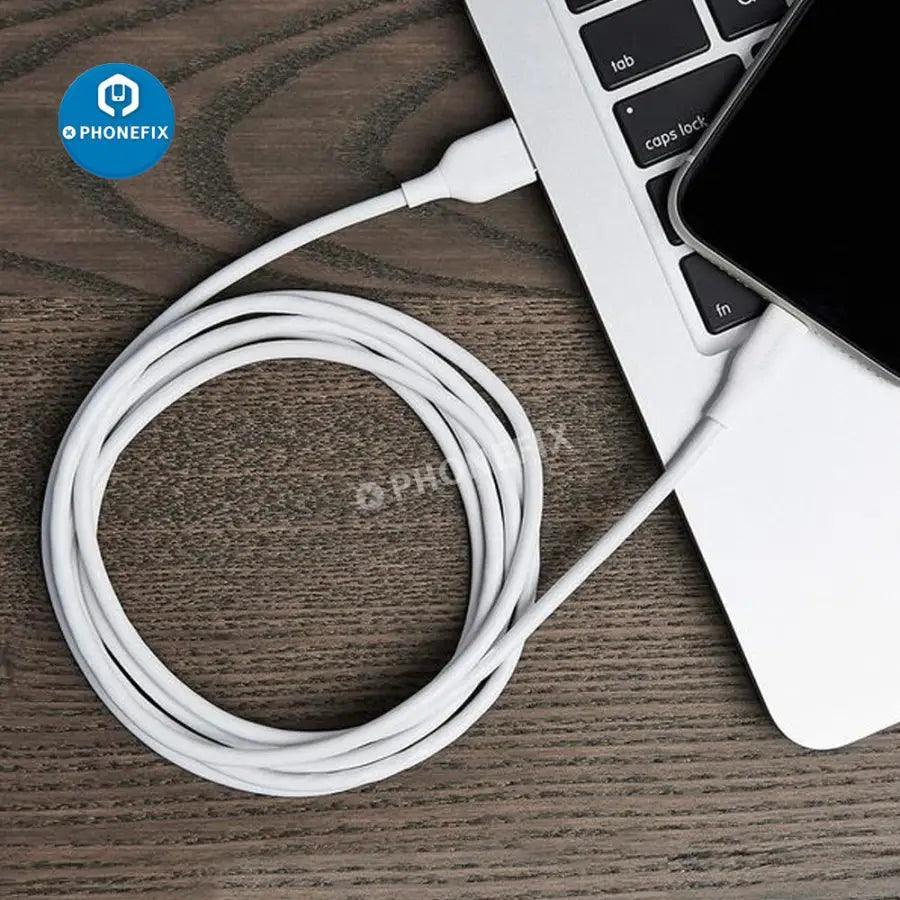 PhoneFix Lightning to USB cable for iPhone and iPad, MFi certified 1-meter power charging cable, durable and reliable.