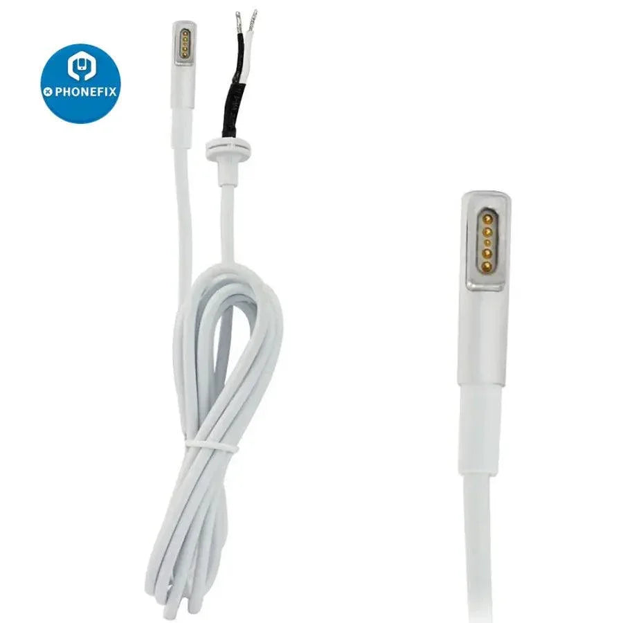 DC power repair cable for Apple MacBook MagSafe L-style connector, PhoneFix brand power cable and charger for MacBook laptops.