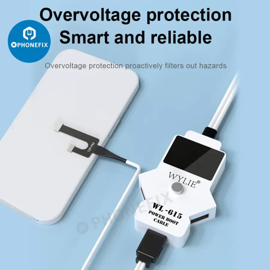 Câble d'alimentation WYLIE WL-615 de PHONEFIX pour iPhone 6 à 13 Pro Max, câble de chargement USB et de transfert de données.