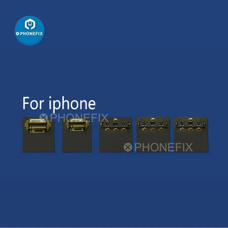 PhoneFix iBoot FPC Box DC power line cable for iOS and Android devices, showing the cable and connector ends.