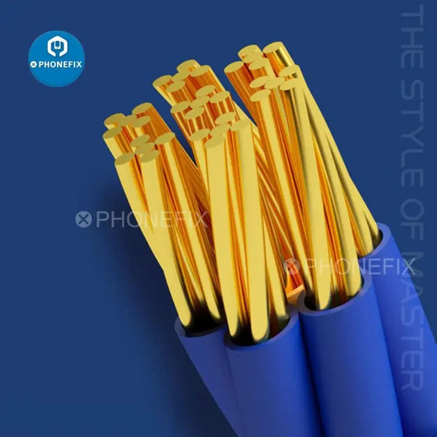 PhoneFix iBoot FPC Box DC power line cable for iOS and Android devices, used for repair and diagnostics.