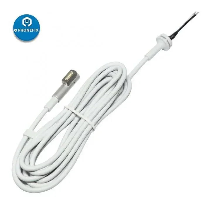MagSafe L-style connector DC power cable for Apple MacBook, branded PHONEFIX, showing the connector and cable on a white background.