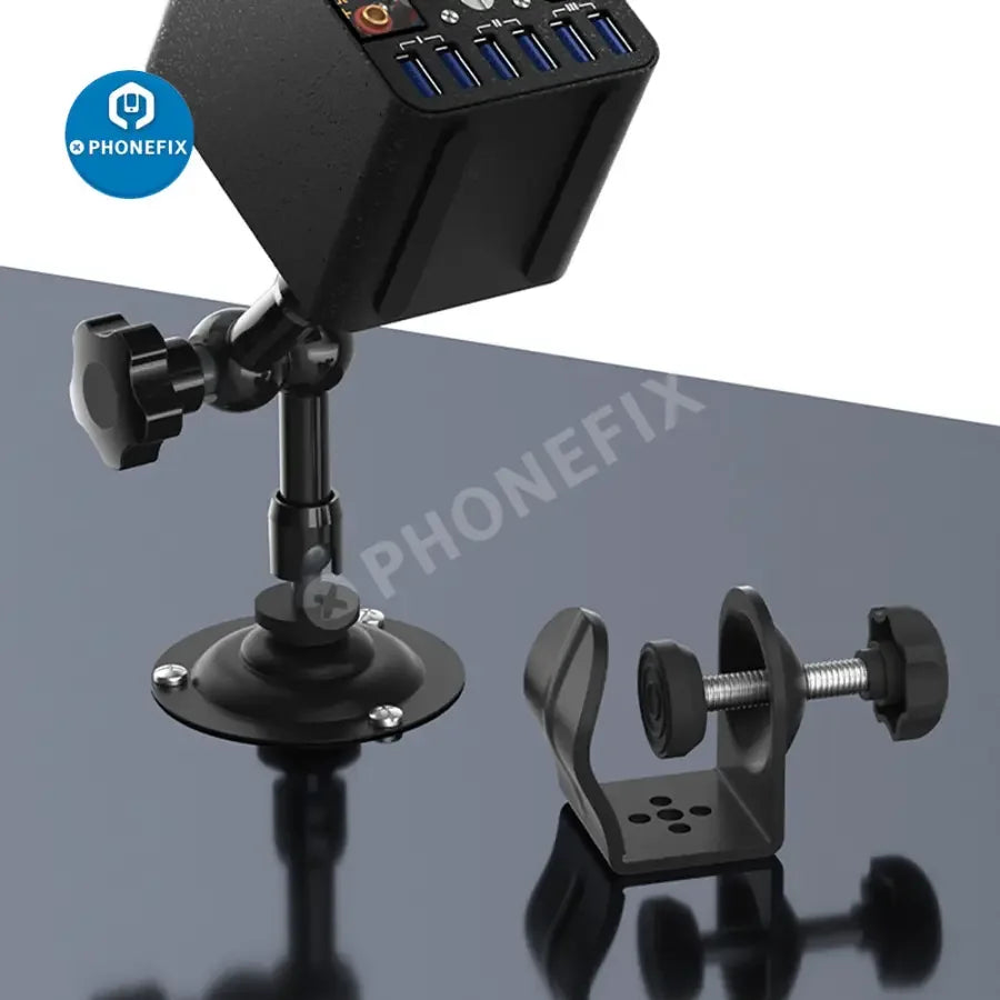PHONEFIX QianliToolPlus LT1 Insulate Power Supply DC Diagnosis instrument with power cables for electronic device testing and repair.