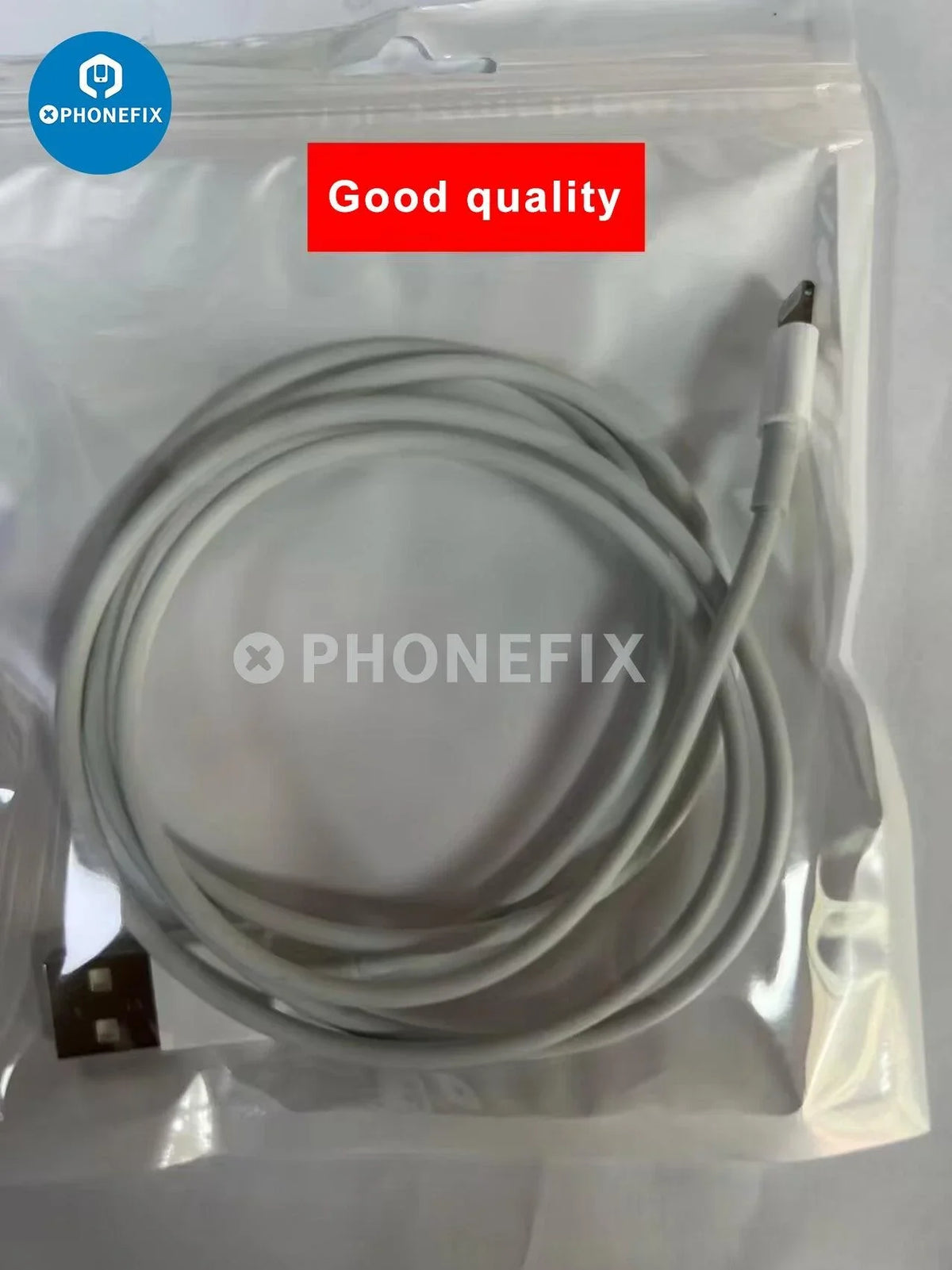 Original PHONEFIX Lightning to USB cable for iPhone and iPad, flashing recovery, power cable for Apple devices.