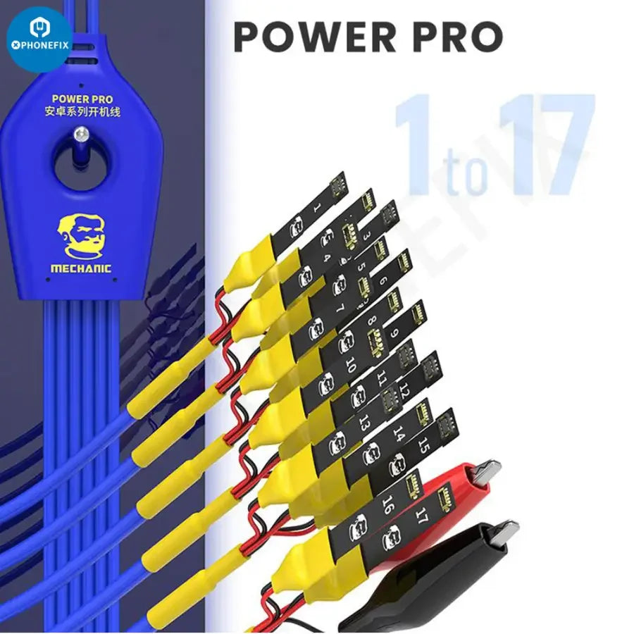 PHONEFIX Mechanic Power Air Pro Boot Cable for iPhone 6-16PM and Android phones, durable charging and data transfer cable