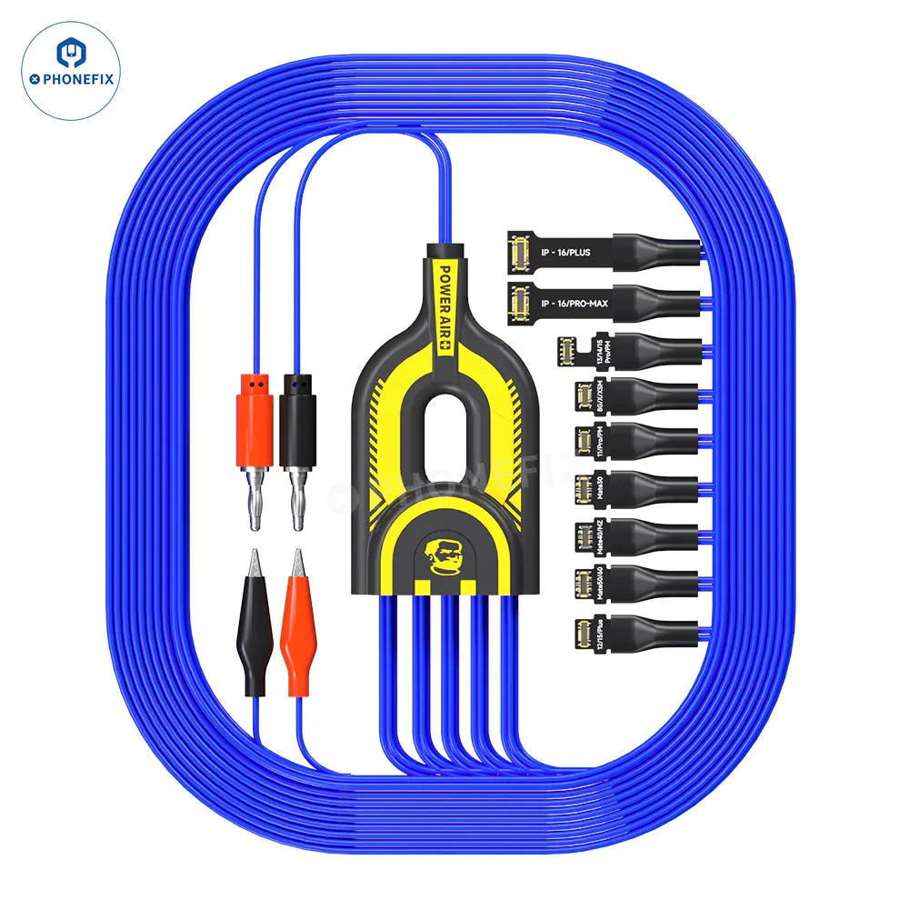 PHONEFIX Power Air Pro Boot Cable for iPhone 6-16PM and Android phones, durable power cable with boot design.